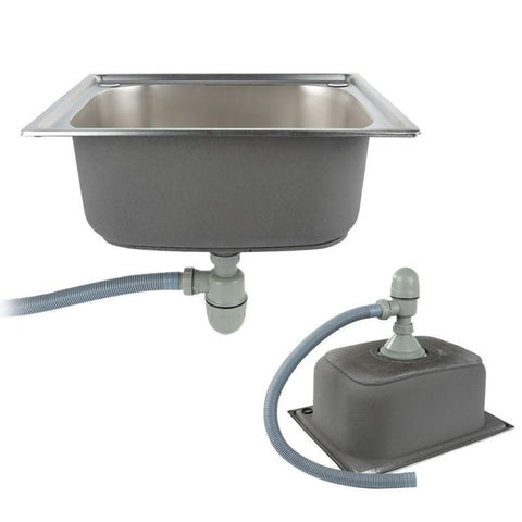 Kitchen Sink Single Slot Bowl-TI00634-Veeddydropshipping