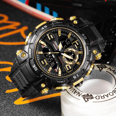 Luxury Watches Men Dual Display Watch Waterproof Men Wristwatch -JW00785-Veeddydropshipping