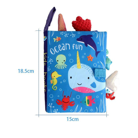 Baby Rattles Mobiles Toy Soft Animal Cloth Book Newborn Stroller Hanging Toy-TB00490-Veeddydropshipping