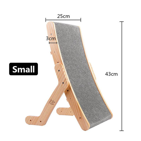 Wooden Cat Scratcher Scraper Detachable Lounge Bed-HA01411-Veeddydropshipping