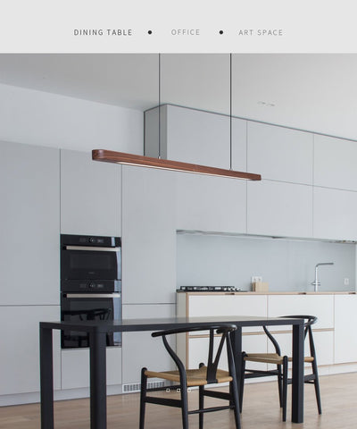 Wood LED Pendant Lights Modern  Lamp-TI00304-Veeddydropshipping