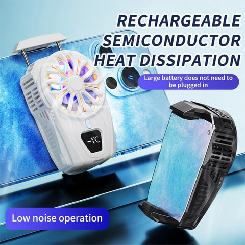 Portable Mobile Phone Radiator Phone Cooling Fan SL02 For PUGB Phone Cooler RGB Cooling-PA00675-Veeddydropshipping