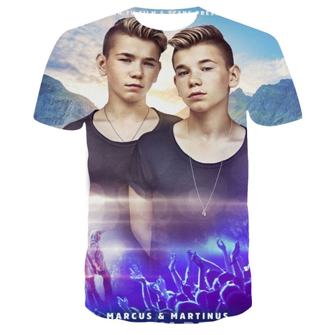 T-Shirt Men Women Summer Short Sleeve-MF00219-Veeddydropshipping