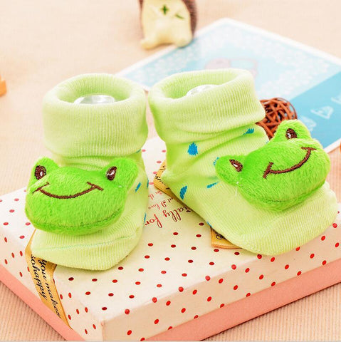 Baby Socks Toy Slipper Girls Boys Newborn Accessories Rubber Anti Slip-