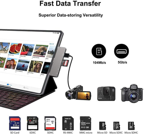 USB C Hub with  HDMI-compatible Headphone Jack-compatible-CO00061-Veeddydropshipping