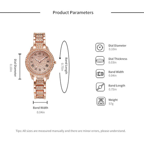 Luxury Diamond Watches Ladies Bracelet Wrist Watches-JW01054-Veeddydropshipping