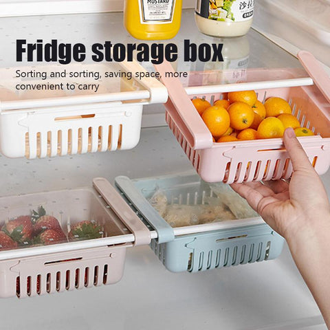 Refrigerator Egg Fruit Storage Box Drawer Baskets-HA00778-Veeddydropshipping