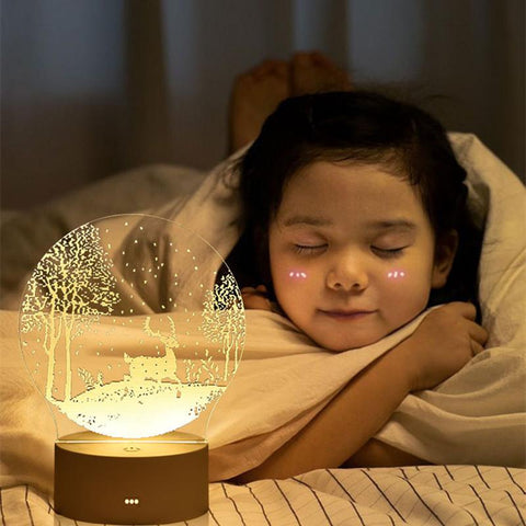 Eid Mubarak 3D Lamp Acrylic LED Night Light-HA00624-Veeddydropshipping