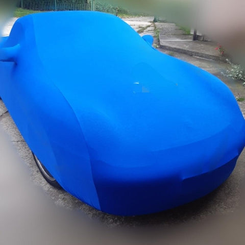 Velvet Full Car Body Cover Dust-proof Protection Cover for Tesla-AM00864-Veeddydropshipping