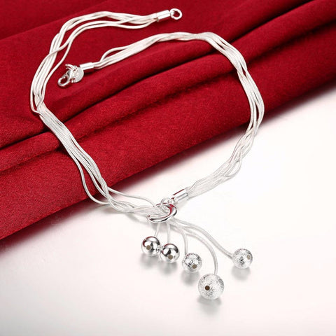925 sterling silver high-quality beads Necklace Bracelet Earring  -JW00338-Veeddydropshipping