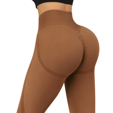 Seamless Leggings Women Yoga Pants Scrunch Butt  High Waist Fitness Leggins -OS00710-Veeddydropshipping