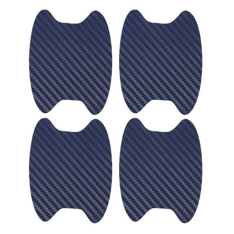 4pcs/Set Carbon Fiber Texture Car Door Handle Cup Scratch Protective-AM00073-Veeddydropshipping