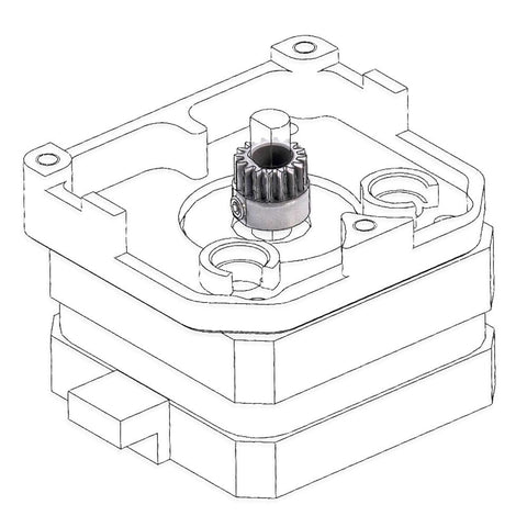 Upgrading the All Metal Extruder End 3 v2 FLSUN Heat Treatment Metal Gear-Veeddydropshipping