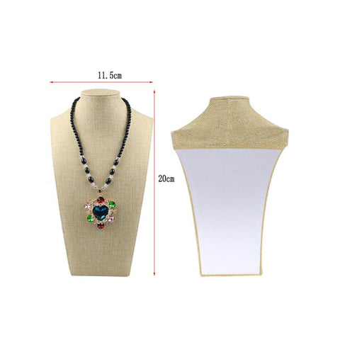 Portrait Necklace Stand Holder Jewellry  Mannequin Bust Display -JW01718-Veeddydropshipping