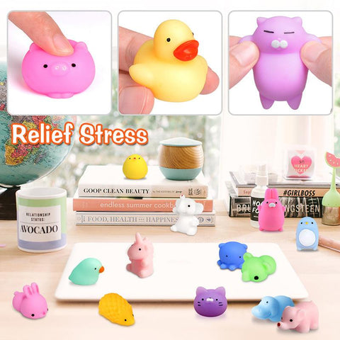50-5PCS Kawaii Squishies Mochi Anima Squishy Toys For Kids Antistress-TB01517-Veeddydropshipping