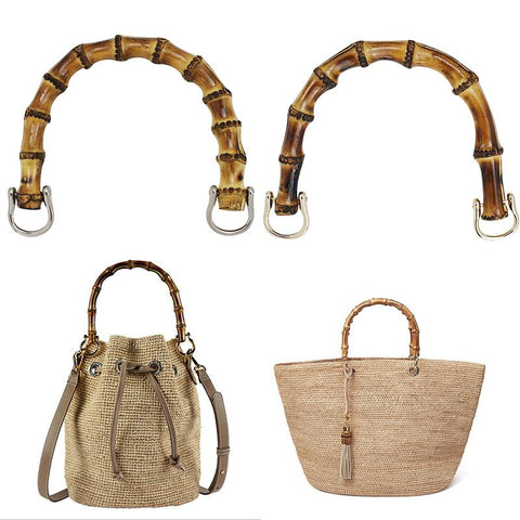 Lady Purse U Shape Bamboo Imitation Handcrafted-BS00700-Veeddydropshipping