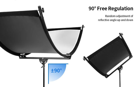U-type Reflector W/ Tripod Collapsible Photography Light reflective screen -CE00453-Veeddydropshipping