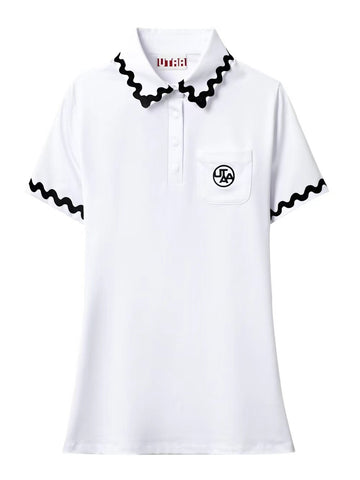 UTAA KOREAN ORIGINAL SINGLE GOLF CLOTHING WOMEN'S POLO SHIRT -OS00770-Veeddydropshipping