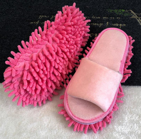 Washable Microfiber Dust Mop Slippers-HA01100-Veeddydropshipping