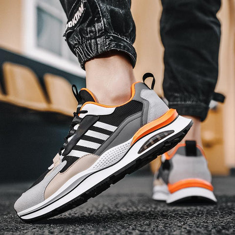 Mesh Breathable Lace Up Vulcanized Shoes Fashion Soft-BS01435-Veeddydropshipping