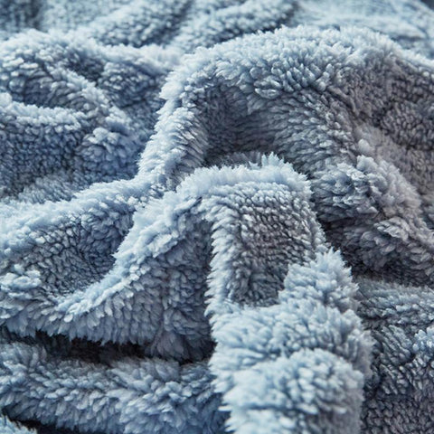 Wool Blanket Double Layer Thickening Blanket-HA00576-Veeddydropshipping