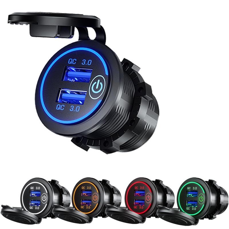 36W Car Charger Quick Charge 3.0 Dual-PA01150-Veeddydropshipping