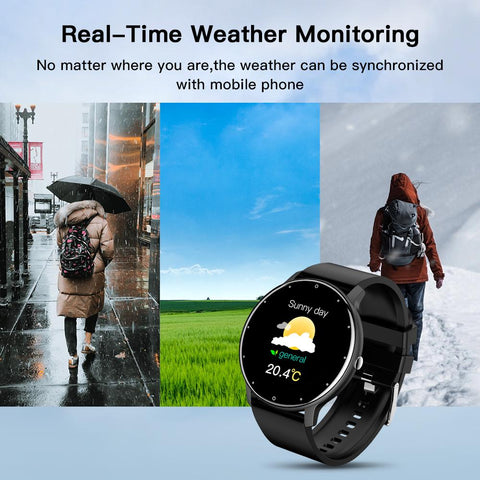 Smartwatch Heart Rate Monitor Waterproof Watches For IOS Android-JW00963-Veeddydropshipping