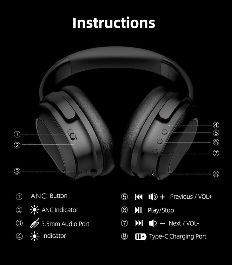 Wireless Bluetooth Headphones Gaming Sports Earphones-Veeddydropshipping