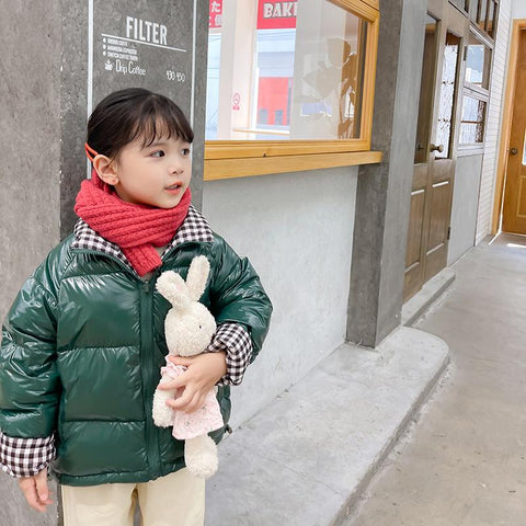 Kids Warm Down Coat Children Wash-free Thickened Outwear-Veeddydropshipping