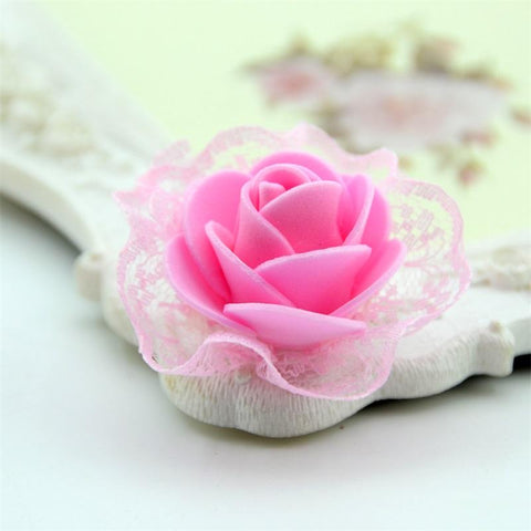 Mini Lace Flower Heads Wedding Decorations-HA00716-Veeddydropshipping