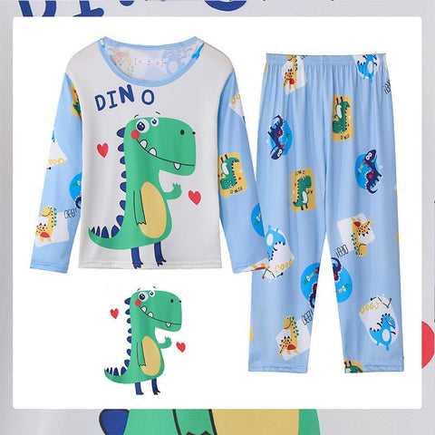 Disney Elsa Anna Frozen Pajamas Sets Cartoon Print Nightwear-TB01053-Veeddydropshipping