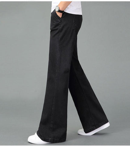 Jeans Mens Boot Cut Denim Pants Loose Fashion-MF00510-Veeddydropshipping