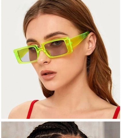 Square Retro Women Vintage Sun Glasses-WF01298-Veeddydropshipping
