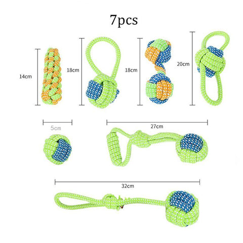 Pet dog toy bite-resistant cotton rope toy-HA01473-Veeddydropshipping