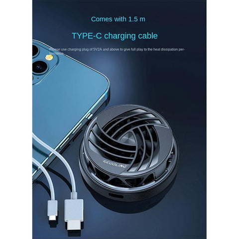 2022 new mobile phone cooler radiator Magsafe PUBG RGB phone tablet radiator semiconductor-PA00612-Veeddydropshipping
