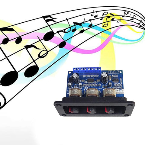 2.1 Channel Digital Power Amplifier Board 2X25W+50W Bluetooth 5.0 Subwoofe-CE00927-Veeddydropshipping