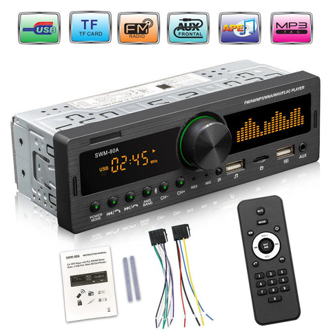 1 DIN Car Radio SWM-80A Audio Copy Locator Auto Stereo Outdoor-AM00646-Veeddydropshipping