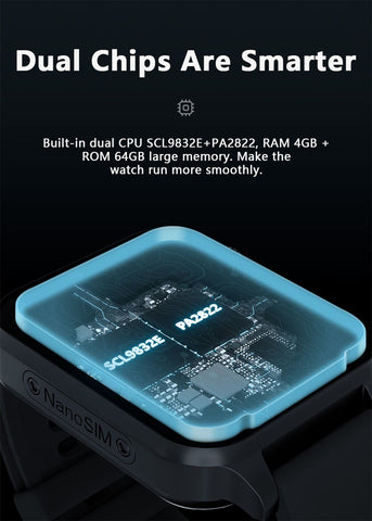 Smart Watch Phone 4GB 64GB Android Sports Watch for Men -JW00791-Veeddydropshipping