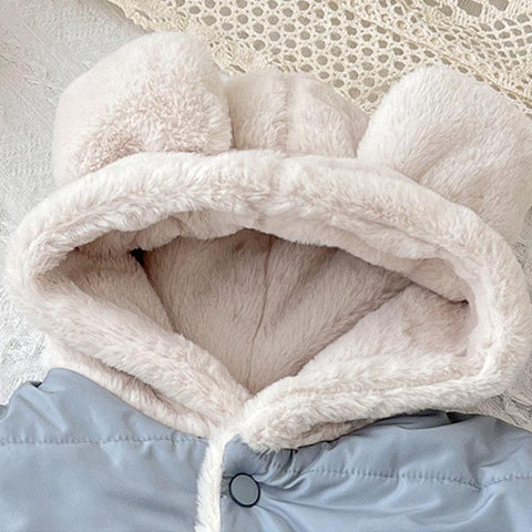 Winter Children Warm Coat Plus Velvet Down Cotton Jacket-Veeddydropshipping