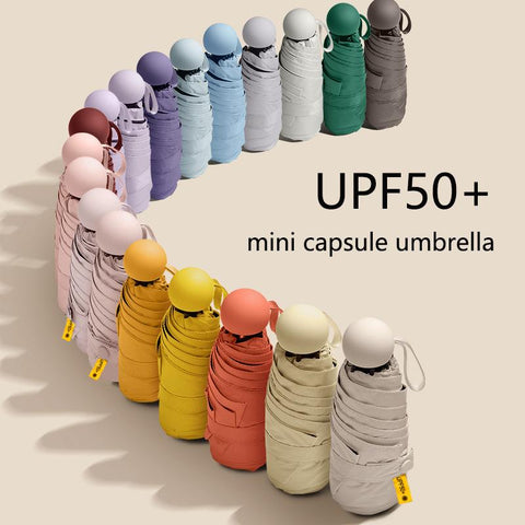 Anti-UV Mini Capsule Small Umbrella Pocket-HA01154-Veeddydropshipping