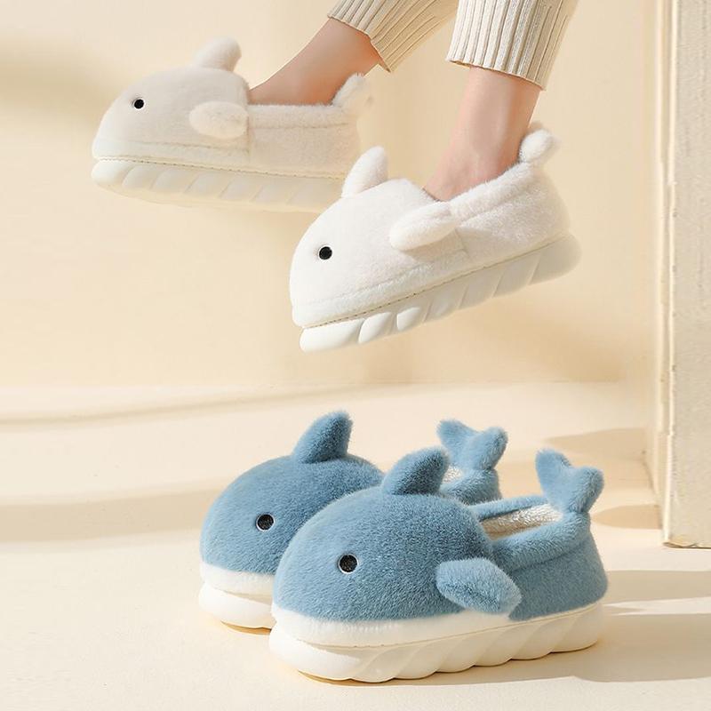 Slippers Couple Indoor Solid Color Warm Plush Slippers Fashion-BS01233-Veeddydropshipping