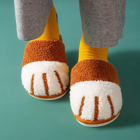 Fur Slippers Bedroom Home Couple Warm Plush-BS01170-Veeddydropshipping