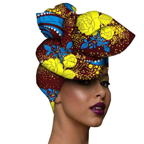 African Headscarf Women Head Wrap-WF01525-Veeddydropshipping