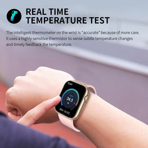 New Smart Watch For Women Full Touch Screen Bluetooth Call Waterproof-CE00548-Veeddydropshipping