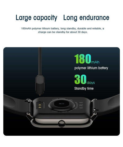 Sport Heart Sleep Monitoring Smartwatch for Android IOS Xiaomi phone-JW00997-Veeddydropshipping
