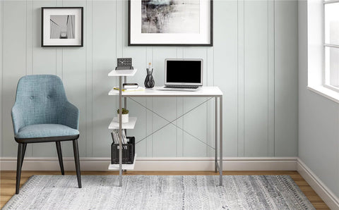 Side Storage Desk Laptop Standing Desk-HA01599-Veeddydropshipping