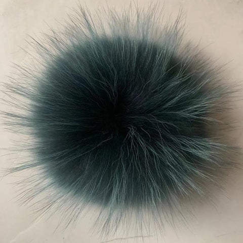Fox Pompom Balls Fur Pompon Raccoon Pom-MF00904-Veeddydropshipping