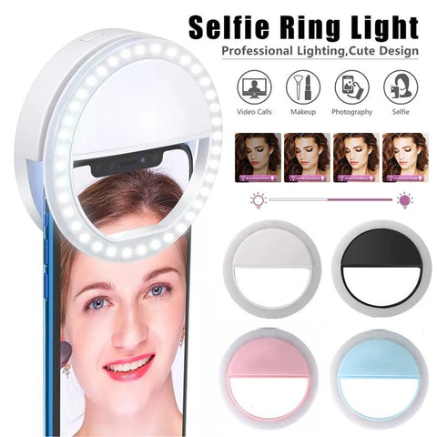 LED Flash Phone Lens Light Adjustable Selfie Ring-PA01209-Veeddydropshipping