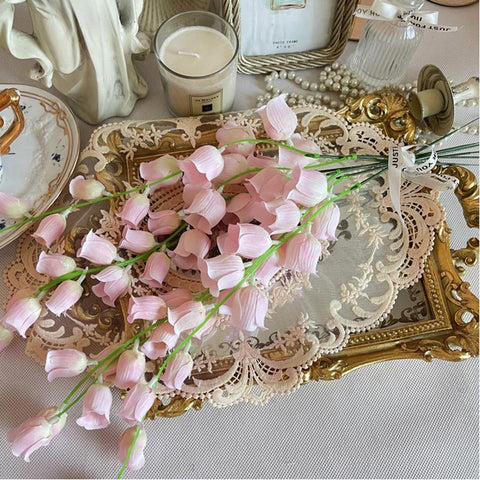 Imitation Flowers Orchids Bell Lanterns Artificial Flower-HA00690-Veeddydropshipping