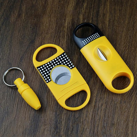 Cigar Cutter Pocket  V-Cut Sharp Stainless Steel-HA01007-Veeddydropshipping
